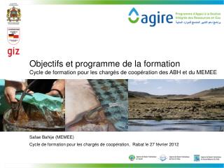 Objectifs et programme de la formation
