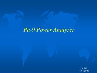 Pa-9 Power Analyzer