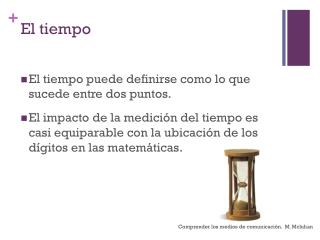El tiempo