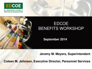 EDCOE BENEFITS WORKSHOP