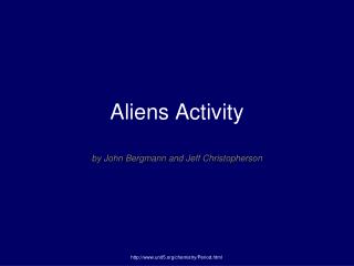 Aliens Activity