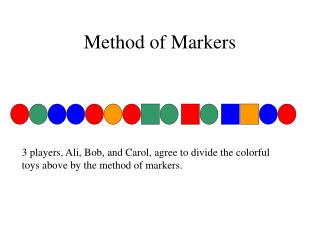 Method of Markers