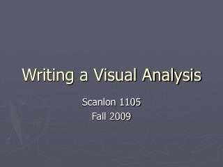 Writing a Visual Analysis