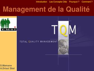 Management de la Qualité