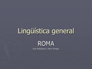Lingüística general