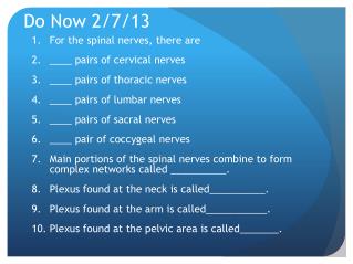 Do Now 2/7/13
