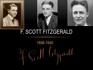 F. Scott Fitzgerald