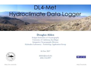 DL4-Met Hydroclimate Data Logger