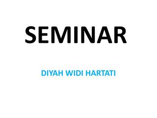 SEMINAR