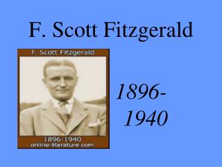 F. Scott Fitzgerald