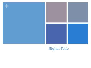 Higher Folio