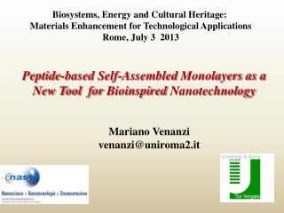 Mariano Venanzi venanzi@uniroma2.it