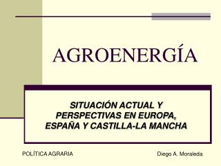 AGROENERGÍA