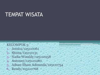 TEMPAT WISATA