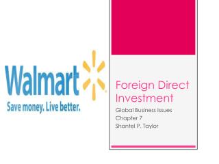 Foreign Direct Investment