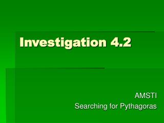 Investigation 4.2