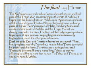 The Iliad by Homer