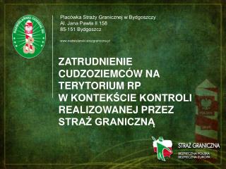 ZATRUDNIENIE CUDZOZIEMCÓW NA TERYTORIUM RP