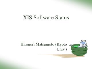 XIS Software Status