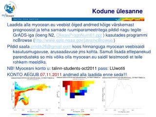 Kodune ülesanne