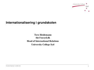 Internationalisering i grundskolen