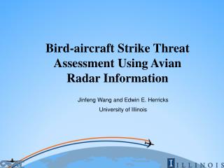 Bird-aircraft Strike Threat Assessment Using Avian Radar Information