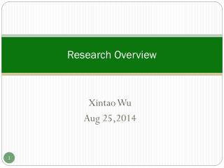 Research Overview