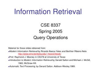 Information Retrieval