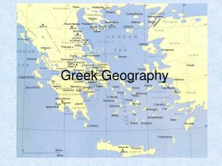 Greek Geography