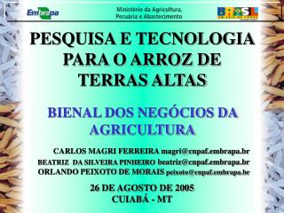 BIENAL DOS NEGÓCIOS DA AGRICULTURA