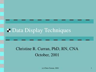 Data Display Techniques