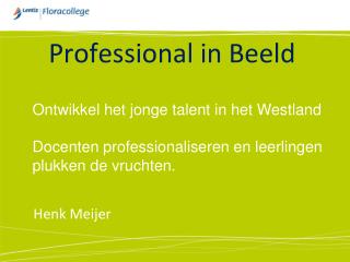 Professional in Beeld