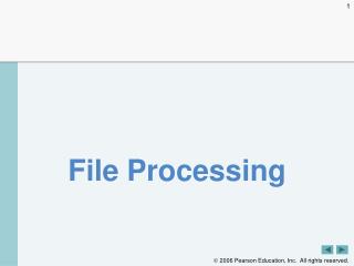 File Processing