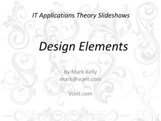 IT Applications Theory Slideshows