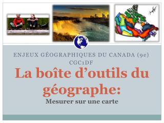 La boîte d’outils du géographe: Mesurer sur une carte