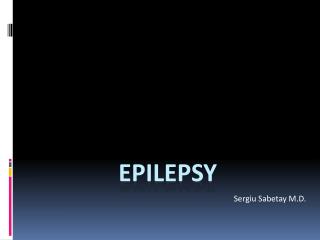 Epilepsy