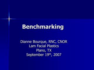 Benchmarking