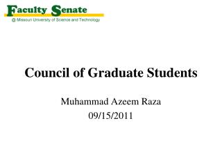 Council of Graduate Students