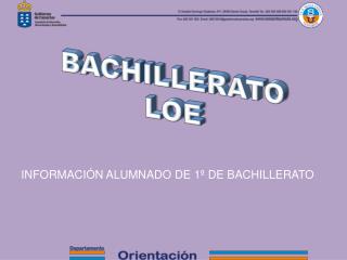 BACHILLERATO LOE