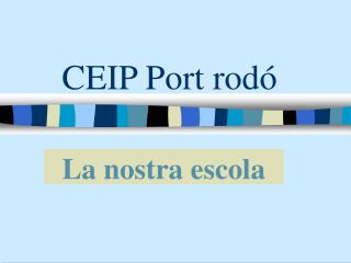 CEIP Port rodó