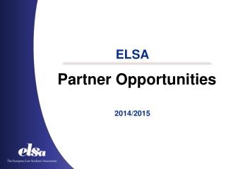 Partner Opportunities
