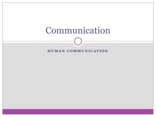 Communication