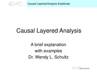 Causal Layered Analysis