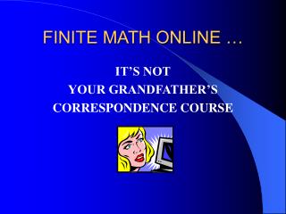 FINITE MATH ONLINE …