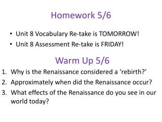 Homework 5/6