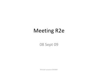 Meeting R2e