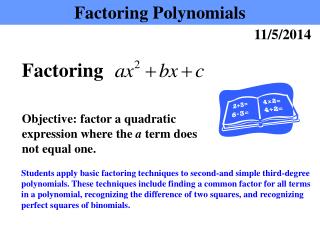 Factoring