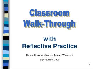 Classroom Walk-Through