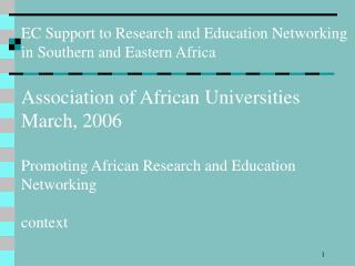 Building Campus level capacity and infrastructure