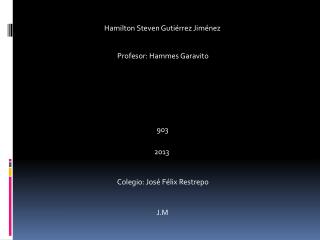 Hamilton Steven Gutiérrez Jiménez